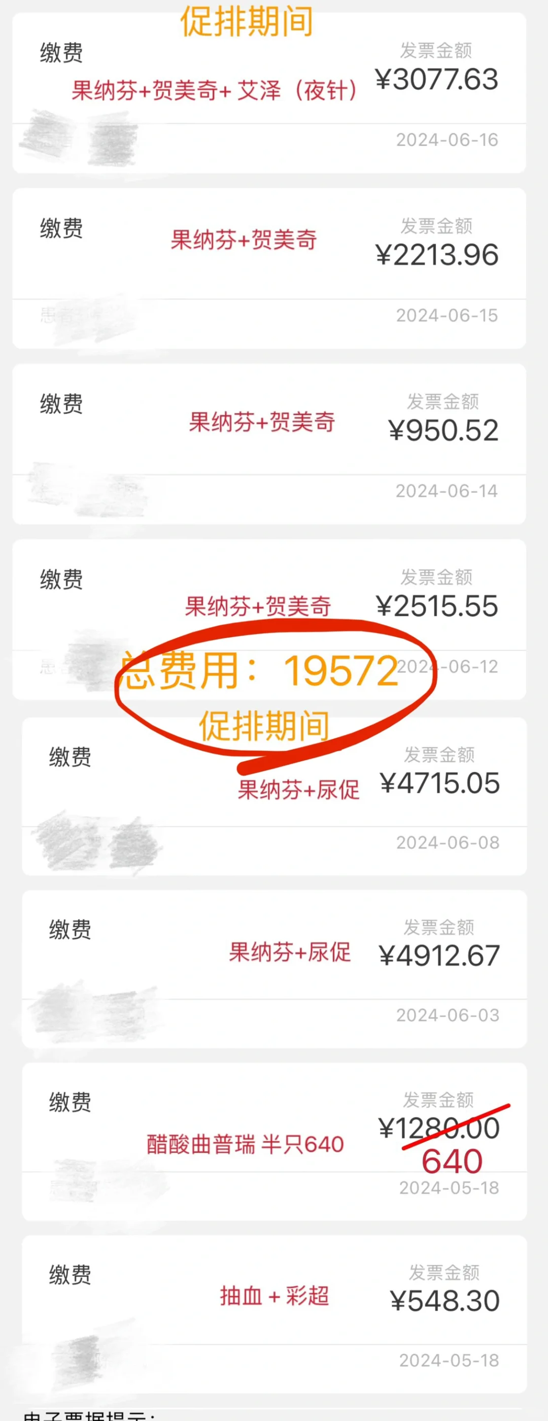 我的试管🧪花费 促排期间的花费 快2万了,试管代孕网
